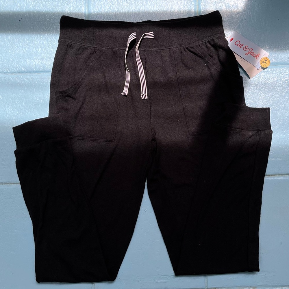 Girls Black Joggers